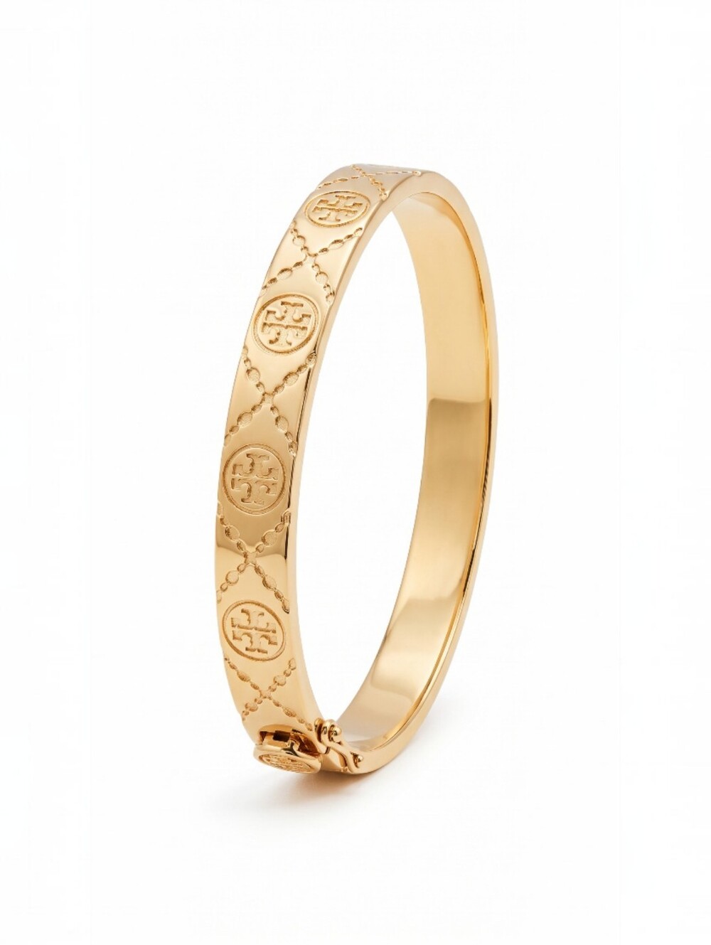 Tory Burch Icon T Monogram Hinge Bracelet